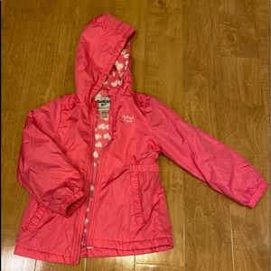 OshKosh B’gosh fleece lined hooded jacket